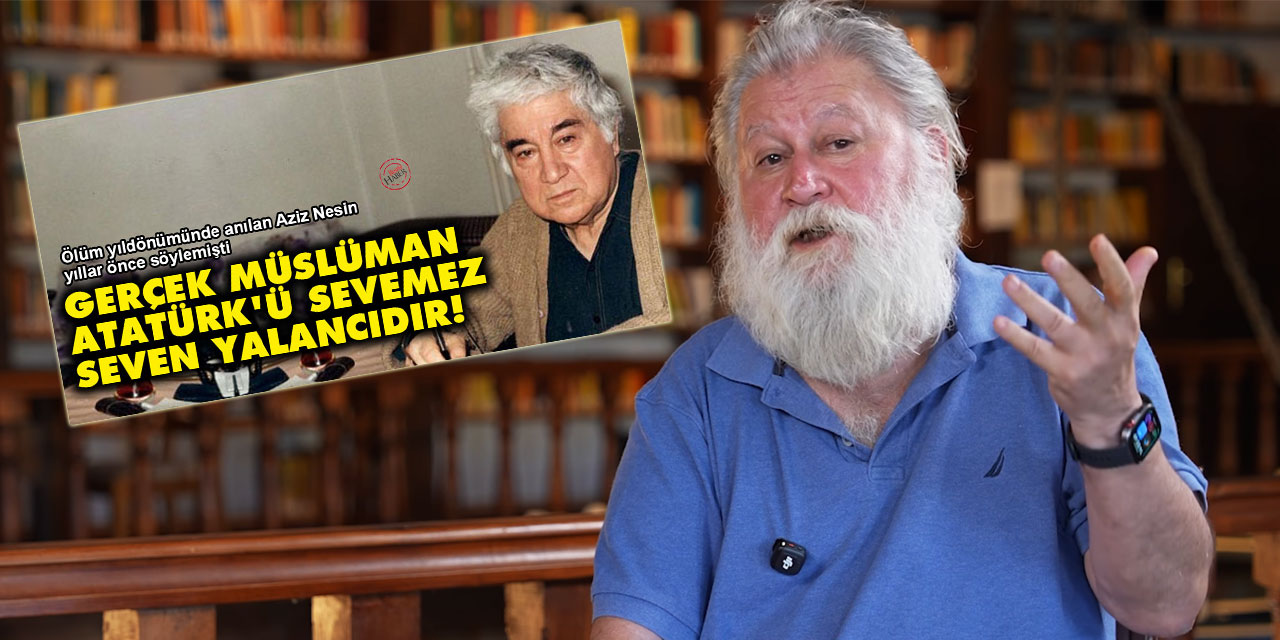 Prof. Ali Nesin: Atatürk'ün dinle bir mücadelesi vardı