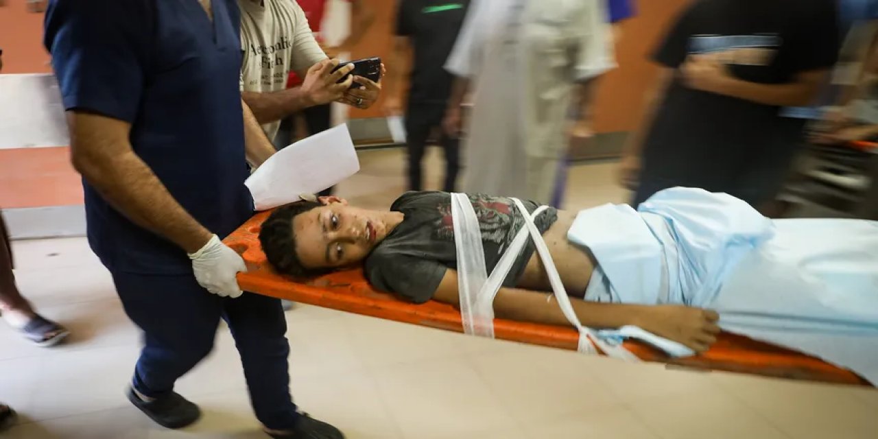 Terörist israil Gazze'de yine çocuk ve kadın öldürdü