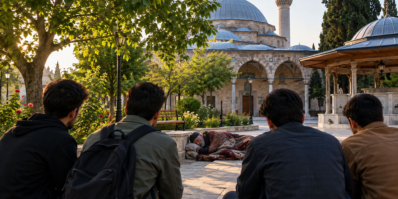 Yatalak babalarını cami bahçesine terk eden 4 evladın başına gelen!