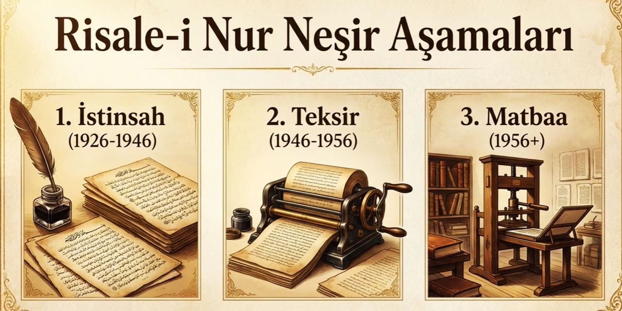Risale-i Nur'un 3 Aşamalı Neşir Tarihi