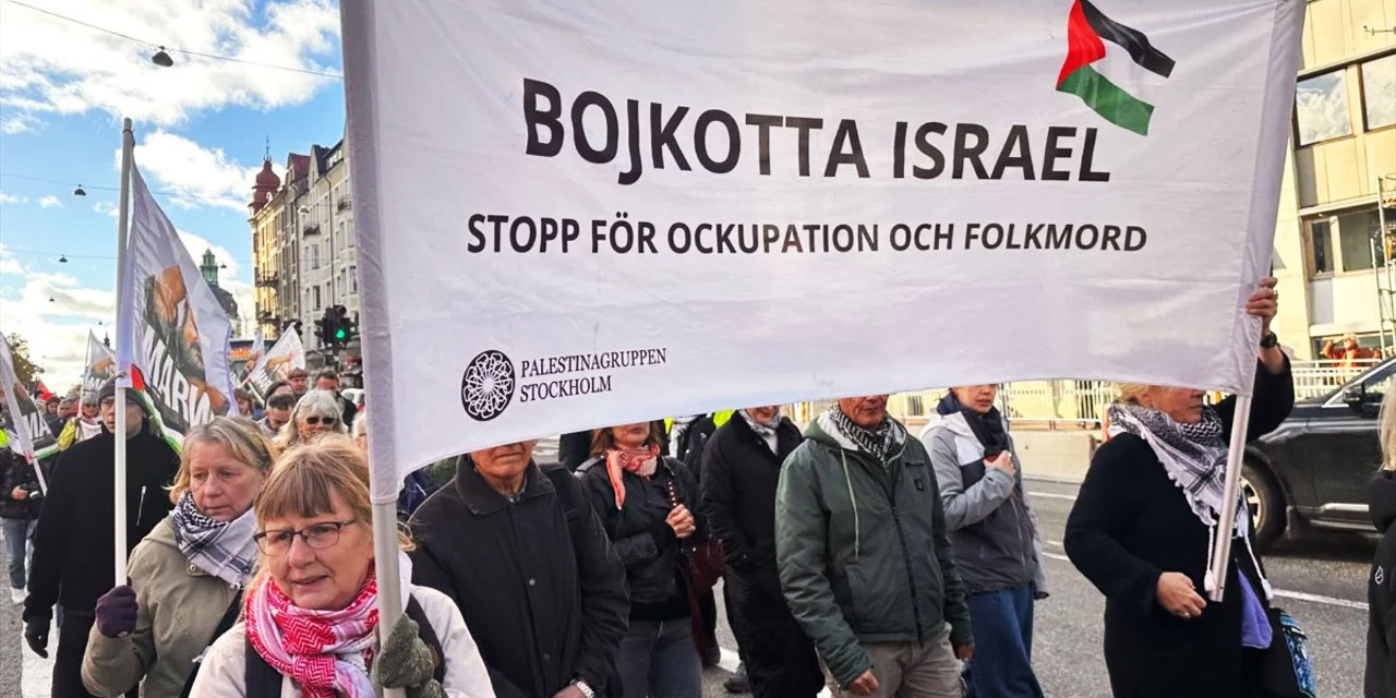 İsveçlilerden dünyaya 'israili boykot edin' çağrısı
