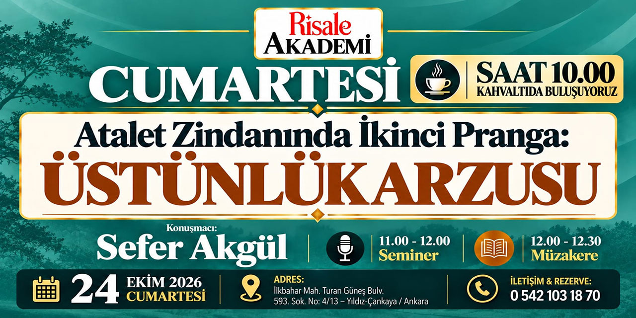 Risale Akademi Cumartesi Buluşmaları