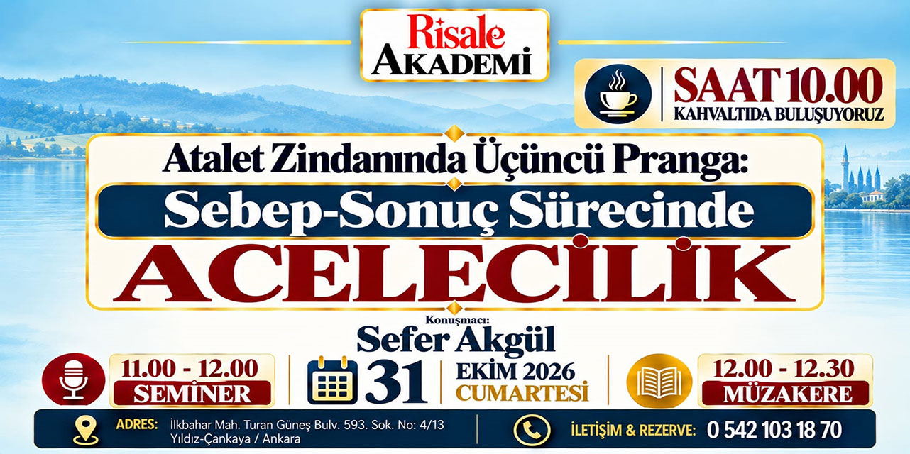 Risale Akademi Cumartesi Buluşmaları