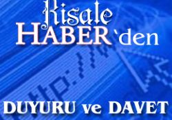 Risale Haber'den davet ve duyuru