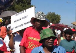 İsrail'e bir boykot da Güney Afrika'dan