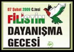 Filistin'e destek gecesi