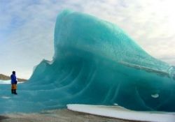 Donmuş dev dalgalar-FOTO