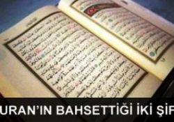 Kur'an'da geçen iki şifa