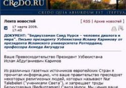 Özbekistan zulmü Rus basınında