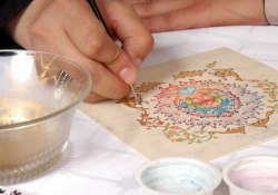 Ustaların tezhip buluşması