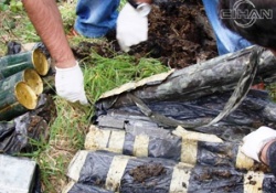 Dalan'ın arazisindeki cephane listesi