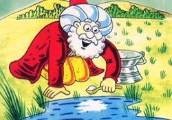 Nasreddin Hoca göle barış mayası çalacak