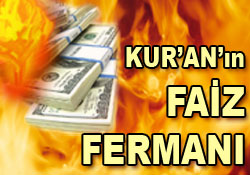 Kur’an’ın faiz fermanı