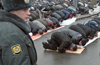 Moskova'da Ramazan çadırı