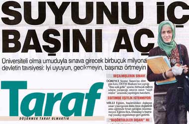 ÖSS'de başörtüsü alarmı!
