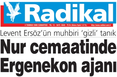 Nur cemaatinde Ergenekon ajanı