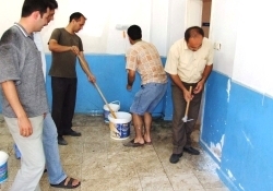 Okullar tatil boyunca domuz gribine karşı ilaçlandı