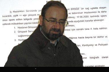 Ersöz'e 'kirli silah' soruşturması