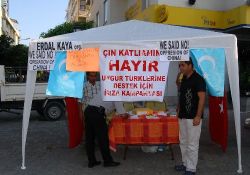 Çin katliyamına hayır dediler