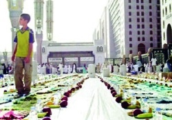 Ravza-i Mutahhara'da iftar etme yarışı