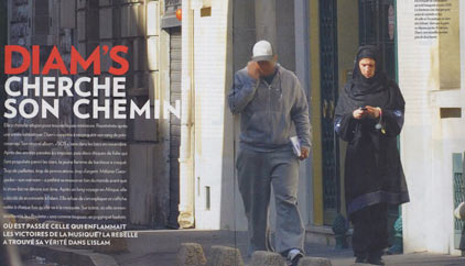 Fransa'nın ünlü rap yıldızı Diam's Müslüman oldu