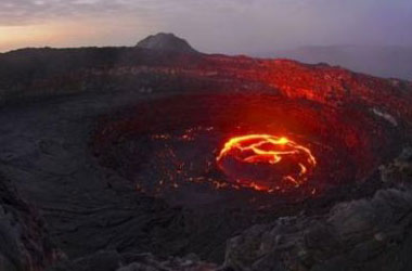 Etiyopya'daki ateş çukuru