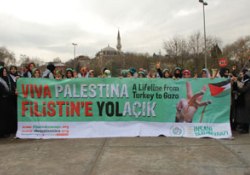 Ürdün'de Filistin Konvoyuna engelleme