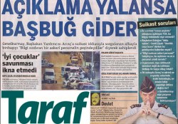 Taraf öyle bir manşet attı ki....