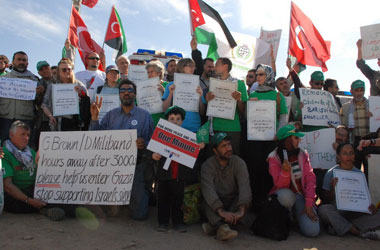 Gazze konvoyunda açlık grevi