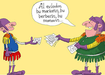 Bu da kışlaya dönüş krokin-Karikatür