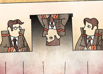 Bu işte bir terslik var!-Karikatür