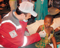 Haitililer için ilaç kampanyası