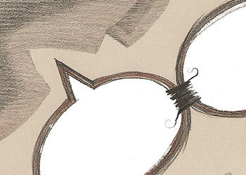 Karşılıklı boş konuşmalar-Karikatür