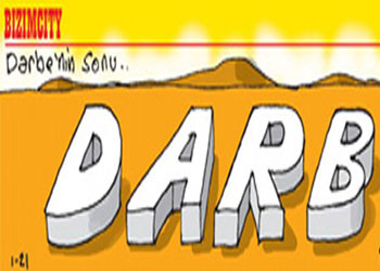 Ve darbenin sonu... Karikatür