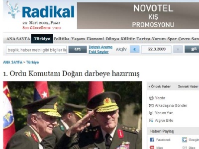 Radikal, aylar önce 'Balyoz'u böyle vermiş
