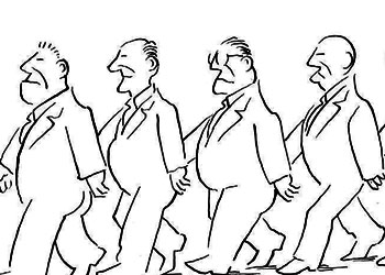 Kahramanlar geçidi-Karikatür