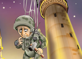 Darbe planları minareye dolanır-Karikatür