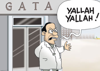 İşine gelince Allah, gelmezse Yallah-Karikatür