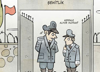 Kefen de başörtüsünden sayılır mı?-Karikatür