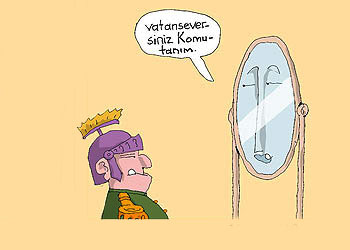 Vatanseverliğin şartlı tanımı-Karikatür