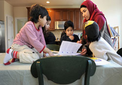 ABDli müslümanlar çocuklarını evde eğitiyor