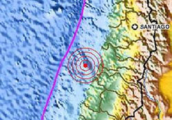 Şili'de 8.8 büyüklüğünde deprem