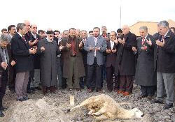 Yeni camiinin temeli atıldı