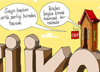 'Partiyi buradan taşısak artık'-Karikatür