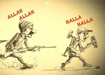 Tarihten bugüne askerdeki değişim-Karikatür