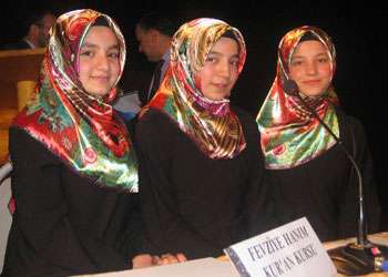 Kur'an bülbüllerine maşallah barekallah