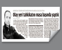 Masa başında yapılan tahkikata soruşturma