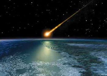 Meteorun atmosfere çarpma anı-VİDEO