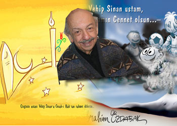 Çıraklarından ustalarına çizgili dua-Karikatür