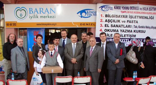 Kimse Yok Mu, Denizli'de iyilik merkezi açtı
